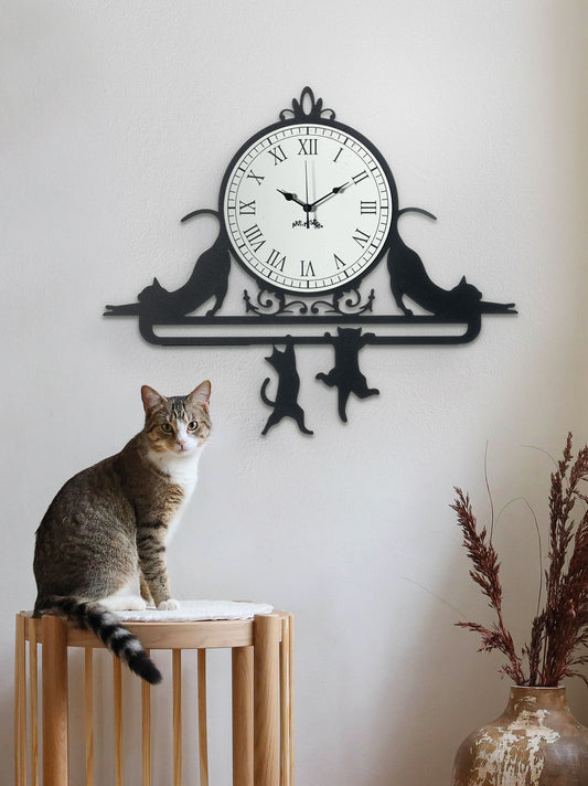 Orologio da parete particolare Cattitude