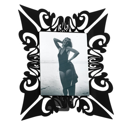 Upright decorated photo frame Vanity