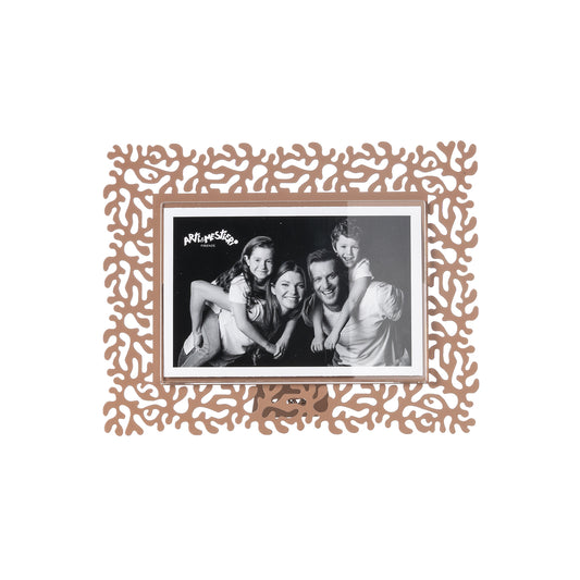 Porta foto Corallo verticale piccolo color mocha mousse