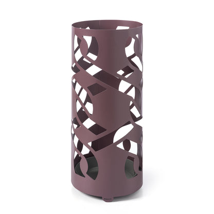 Portaombrelli di design geometrico Looma di colore viola ametista