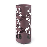 Portaombrelli di design geometrico Looma di colore viola ametista