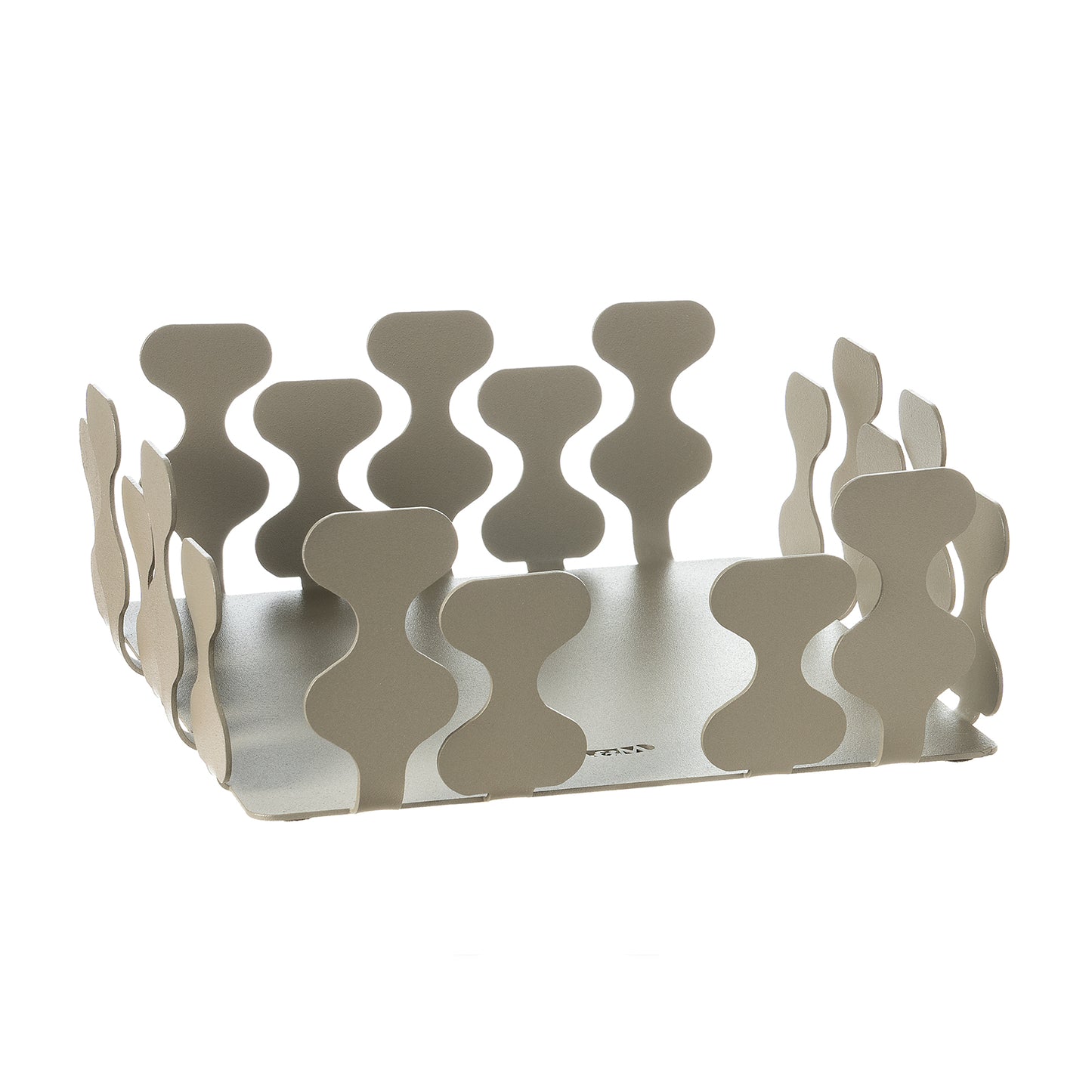 Porta tovaglioli Nori sabbia Arti&Mestieri vuoto, vista tre quarti