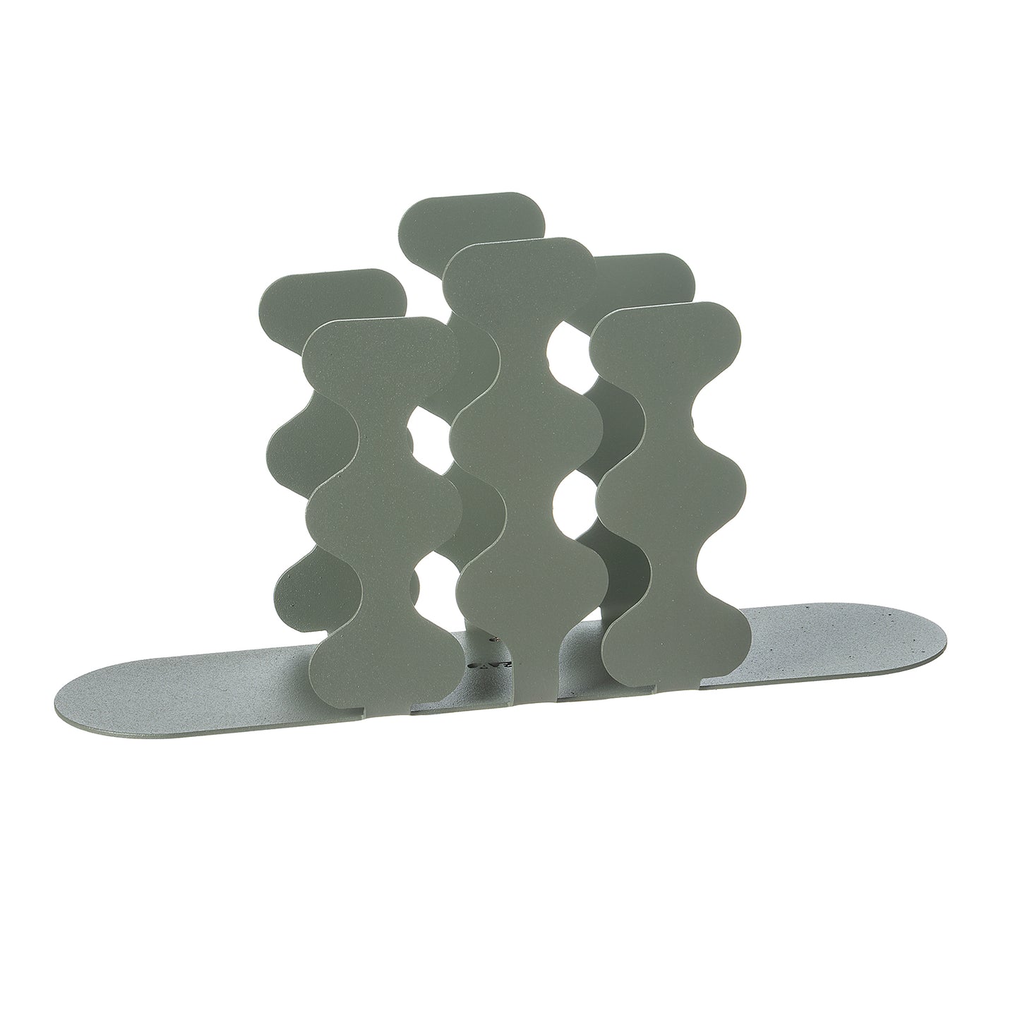 Porta tovaglioli Nori alto giada Arti&Mestieri vuoto, vista tre quarti