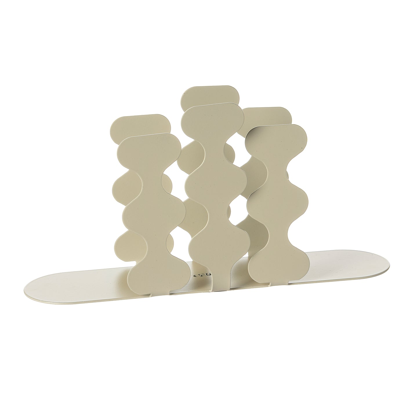 Porta tovaglioli Nori alto chantilly Arti&Mestieri vuoto, vista tre quarti