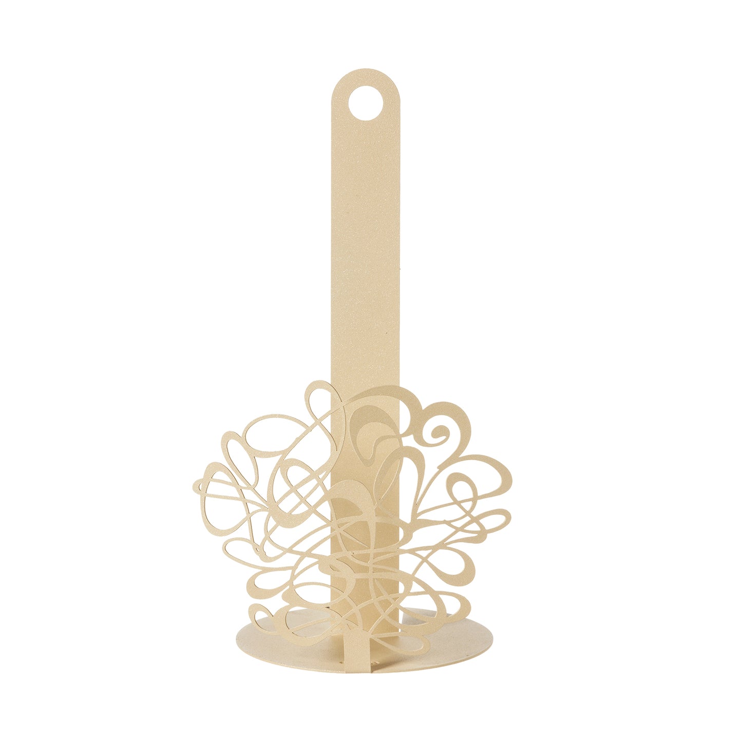 Porta rotolo da cucina Scarabocchio chantilly Arti&Mestieri senza rotolo, vista frontale