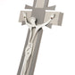 Small sacred iron art wall crucifix