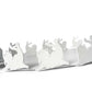 Particolare del gatto Mattisse vassoio bianco marmo