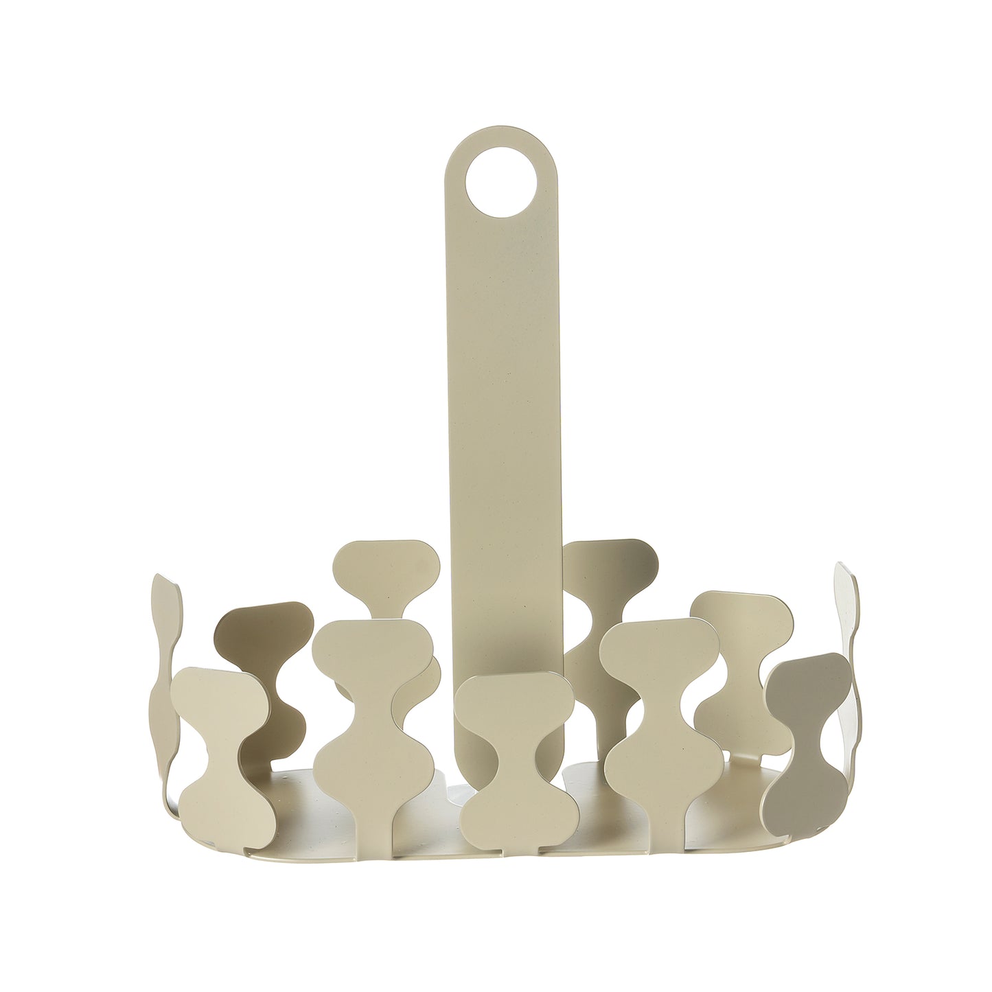 Porta bicchieri da cucina Nori chantilly Arti&Mestieri vuoto, vista tre quarti