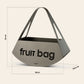 Dimensioni centro tavola Fruit Bag. Disegno quotato.