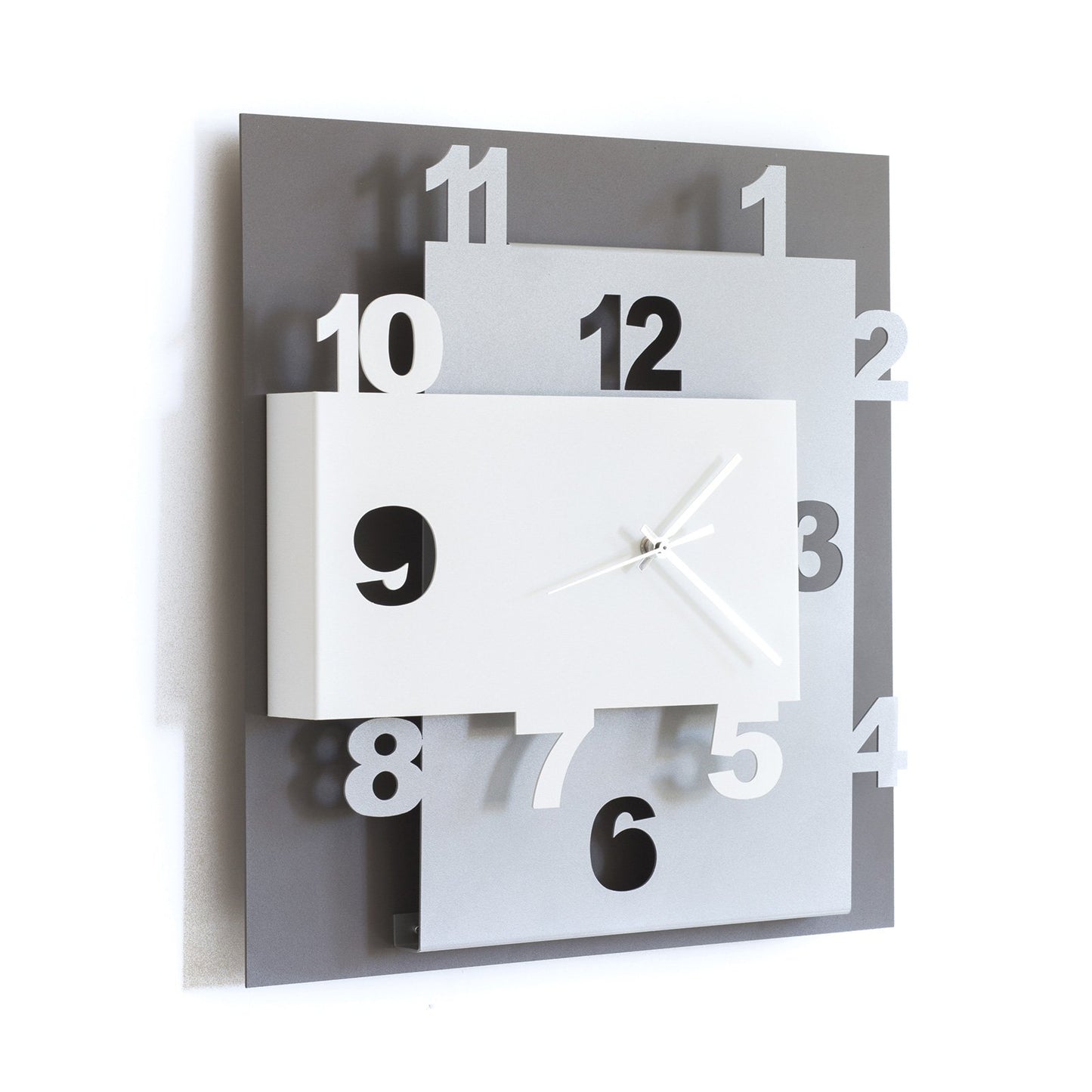 Modern wall clock Ziggurat