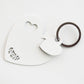 Design key ring Hearts