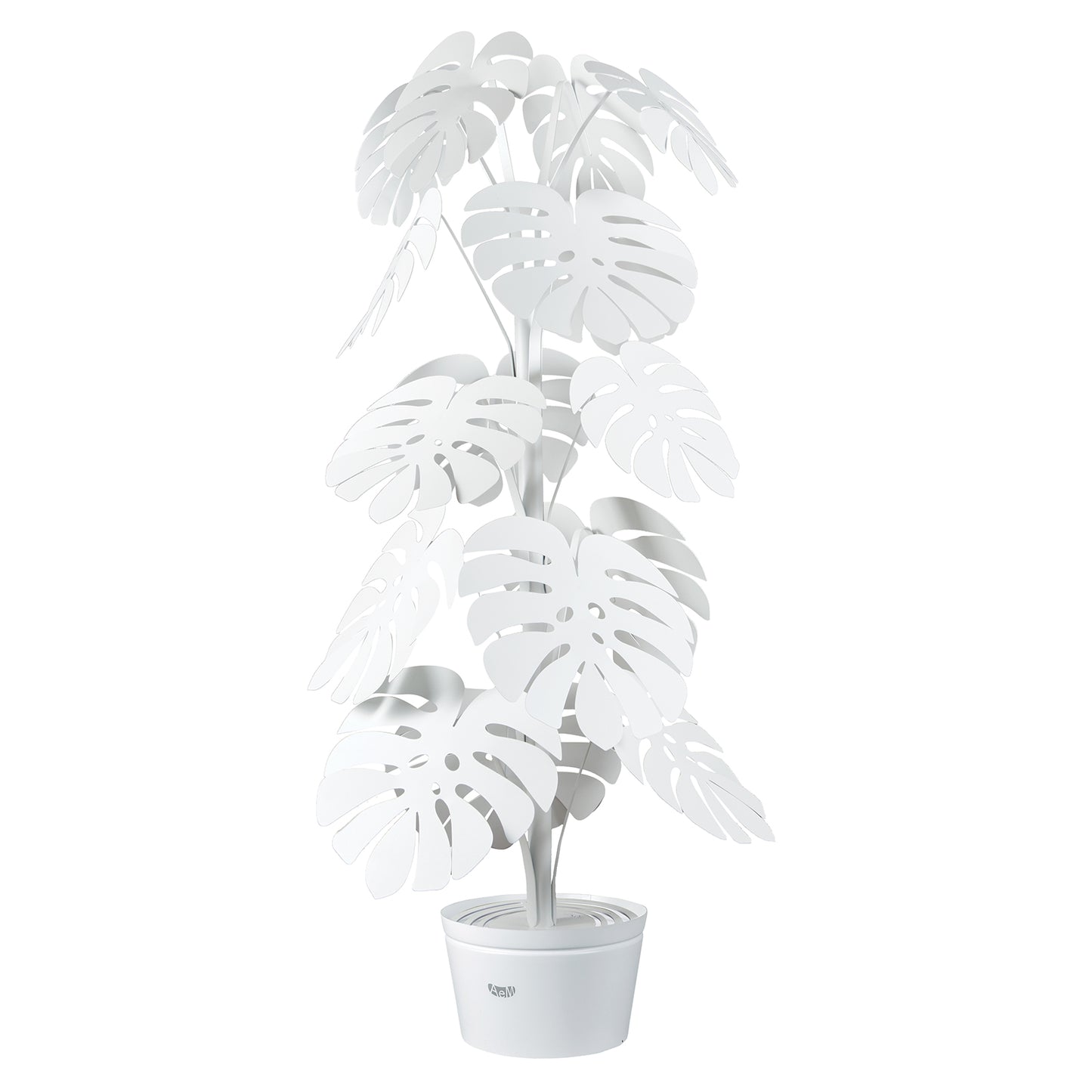 Lampada da terra moderna Monstera grande