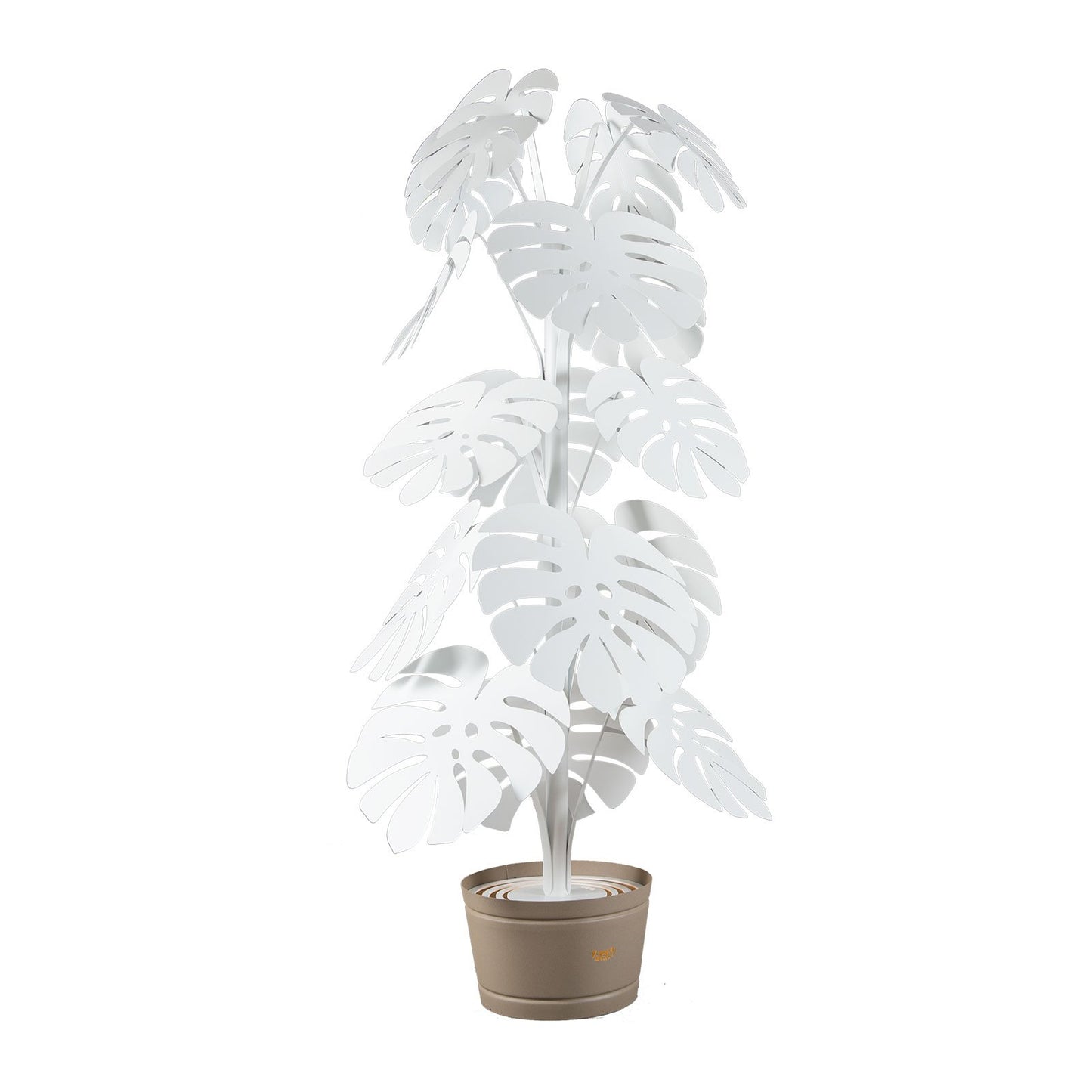 Lampada da terra moderna Monstera grande