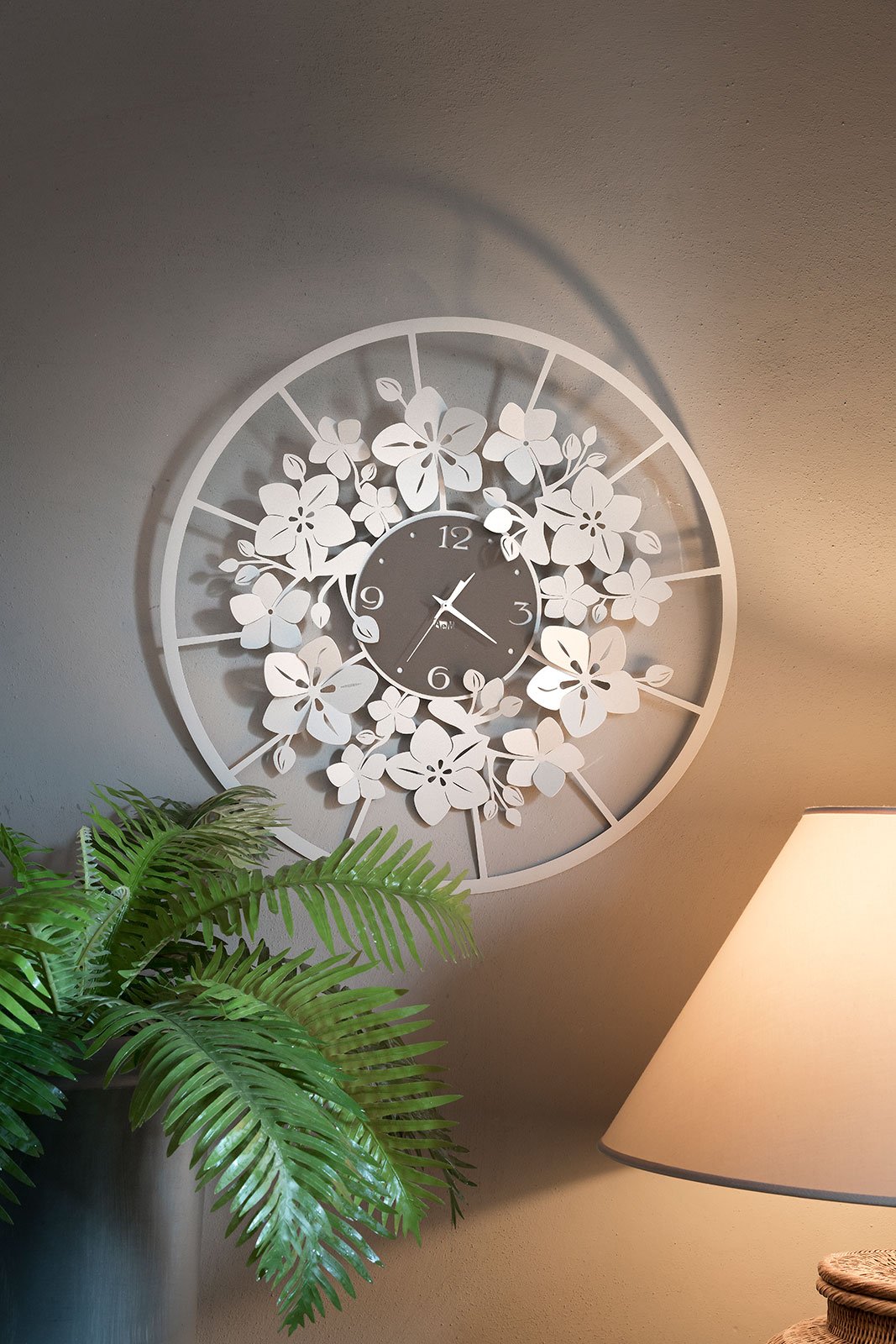 Orologio da parete di design Fior di Loto