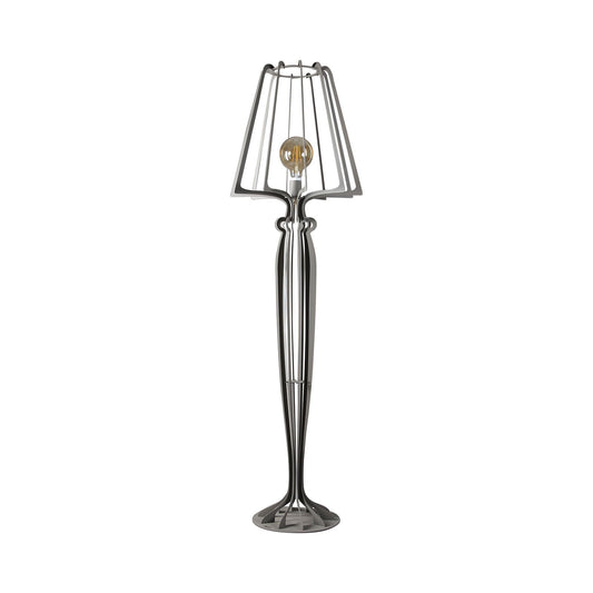 Lampadaire design Minerva en métal à structure filaire
