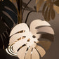 Lampada da terra moderna Monstera grande