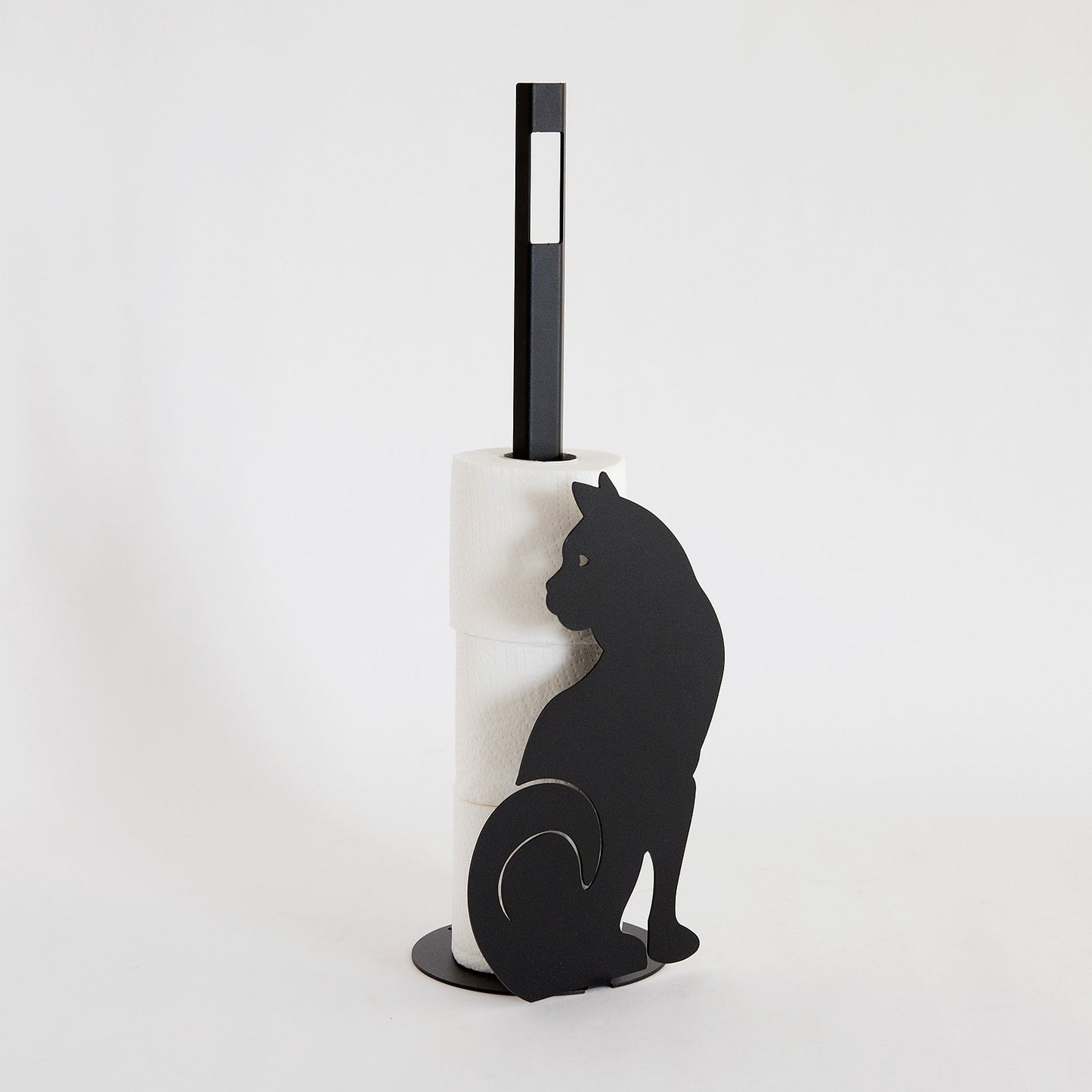 Toilet roll holder "Cat" earth