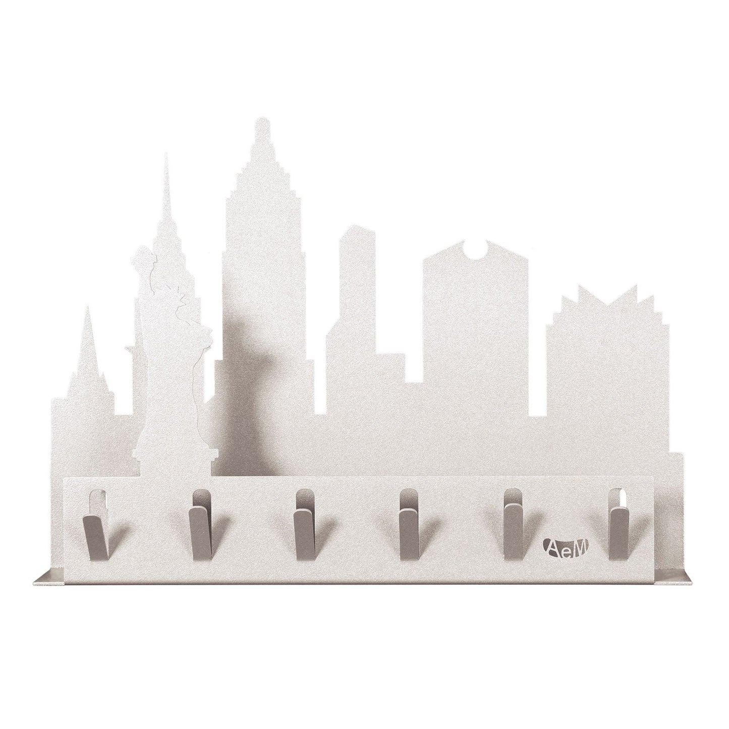 Modern wall-mounted key ring "New York