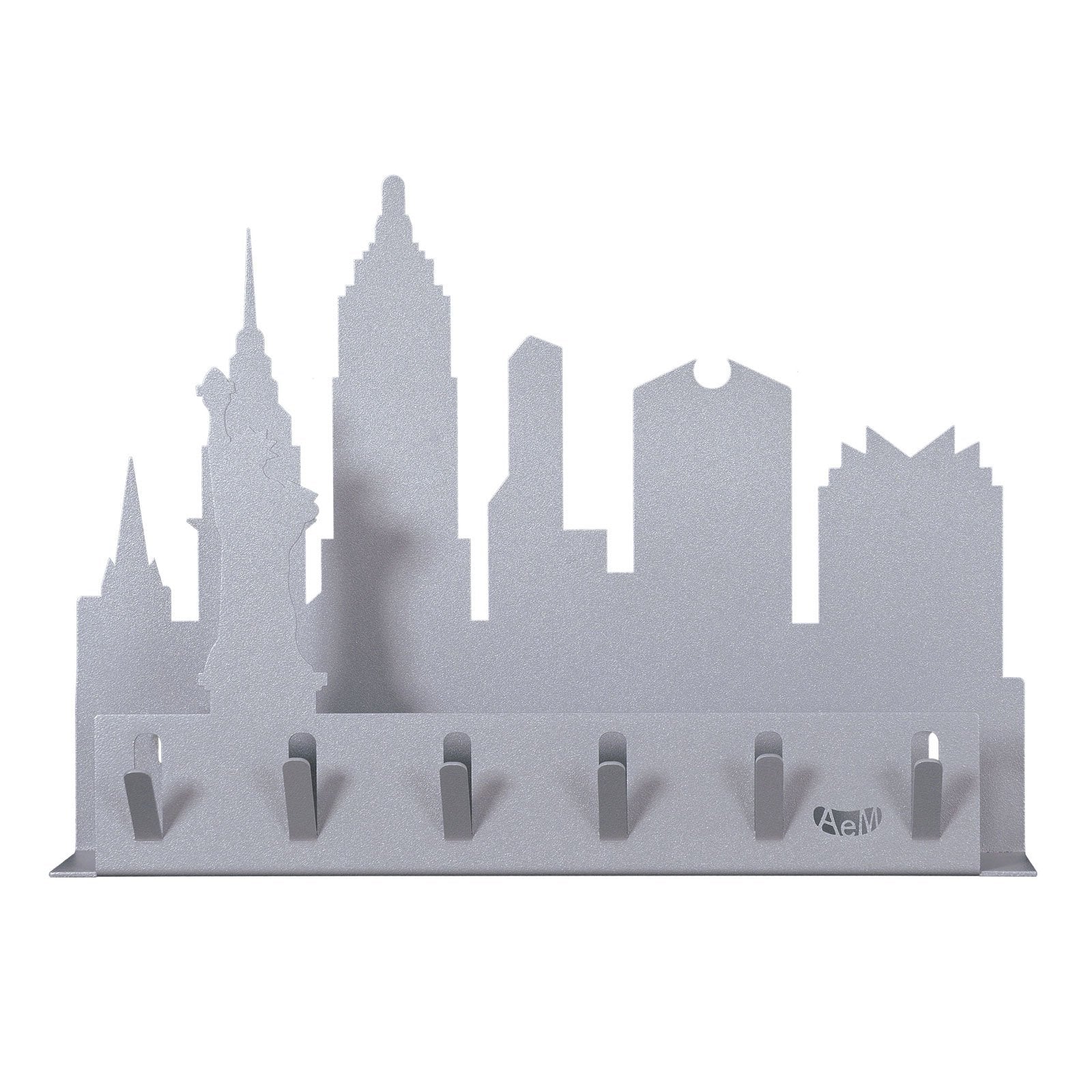 Modern wall-mounted key ring "New York