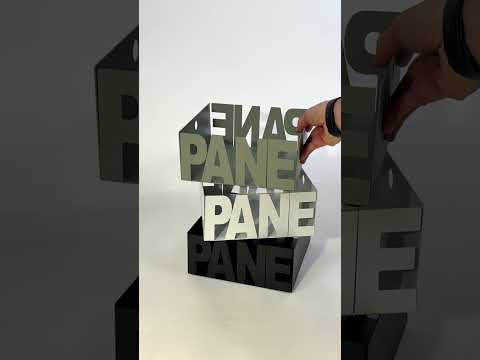 Piccolo video dei cestini pane Letter di Arti e Mestieri. Vari colori.