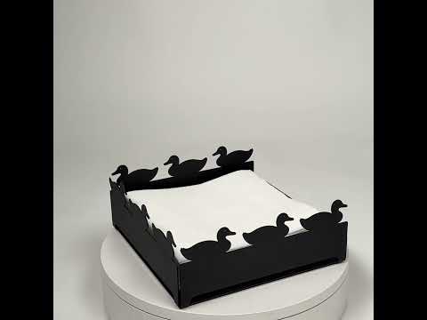 Large napkin holder Duck