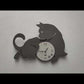 Orologio di design da parete Mamma Gatta