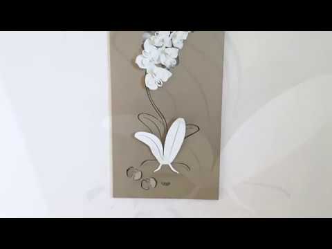 Modern Orchid Decorative Panel
