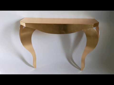 Chippendale modern design console table