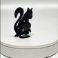 Table clock Kat decorated