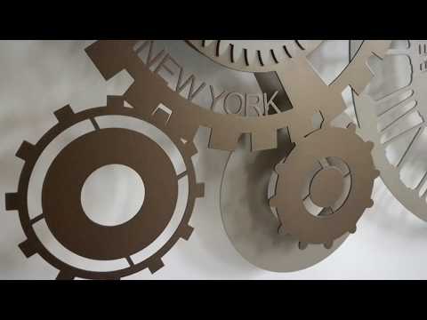 Orologio da parete particolare Fuso Meccano