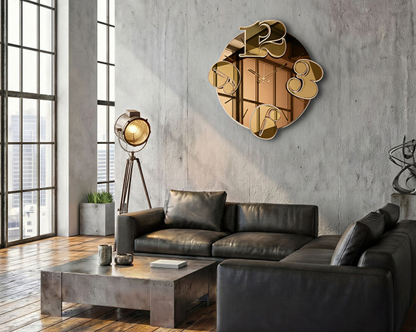 Ambientazione dell'orologio Benguiat, con quadrante in vetro Crystal Luxe® rosa e ambrato, in un loft stile industrial. Nuova collezione Arti&Mestieri 2026
